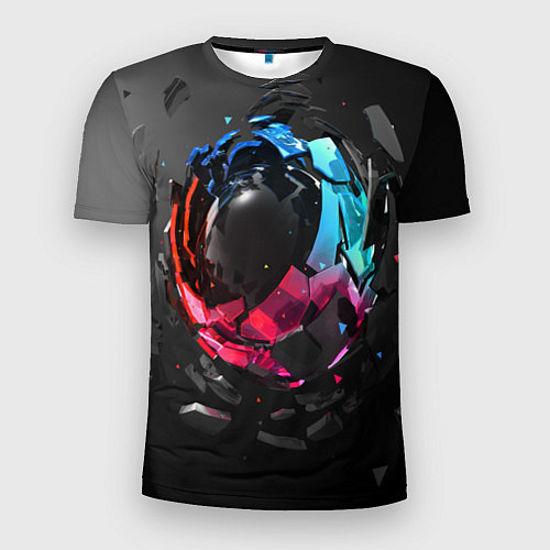 Мужская спорт-футболка Abstract graphics / 3D-принт – фото 1