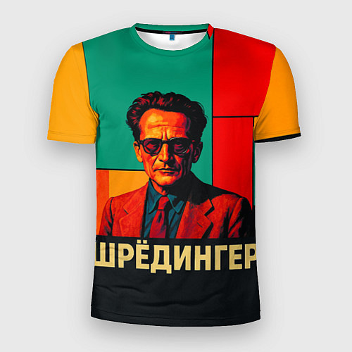 Мужская спорт-футболка Шредингер поп-арт / 3D-принт – фото 1