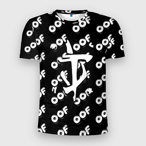 Мужская спорт-футболка Doom off black / 3D-принт – фото 1