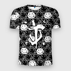 Футболка спортивная мужская Doom x nirvana pattern, цвет: 3D-принт