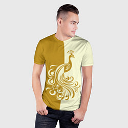 Футболка спортивная мужская Жар-птица в золотом, цвет: 3D-принт — фото 2