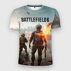 Мужская спорт-футболка Солдаты из Battlefield 6