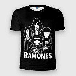 Мужская спорт-футболка Ramones, силуэты