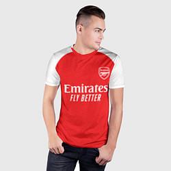 Футболка спортивная мужская Анри домашняя форма Арсенал 2025 2026, цвет: 3D-принт — фото 2