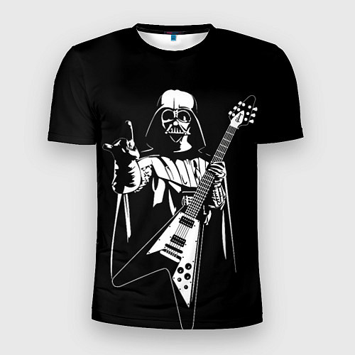 Мужская спорт-футболка Дарт Вейдер рокер / 3D-принт – фото 1