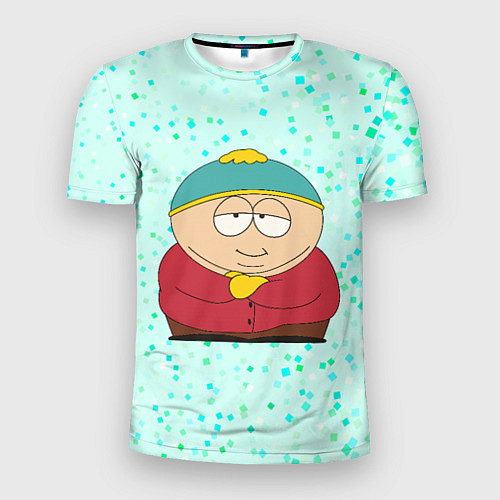 Мужская спорт-футболка Эрик Картман довольный / 3D-принт – фото 1