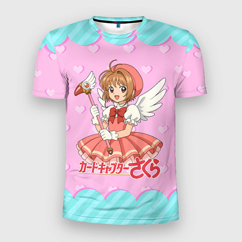 Мужская спорт-футболка Сакура Киномото / 3D-принт – фото 1