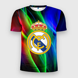 Футболка спортивная мужская Реал Мадрид, цвет: 3D-принт