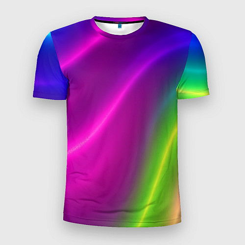 Мужская спорт-футболка Плавный градиент / 3D-принт – фото 1