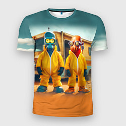 Футболка спортивная мужская Zoidberg and Bender - Breaking bad soap opera, цвет: 3D-принт