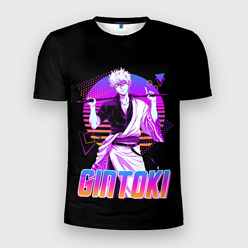 Мужская спорт-футболка Гинтама ретро / 3D-принт – фото 1