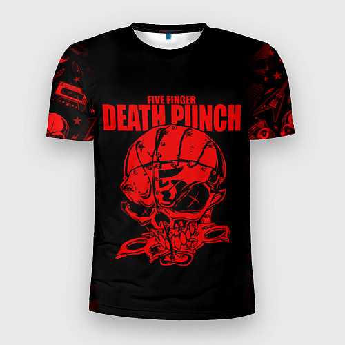 Мужская спорт-футболка Five Finger Death Punc / 3D-принт – фото 1