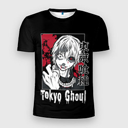Мужская спорт-футболка Аниме Токийский Гуль, Кен Канеки
