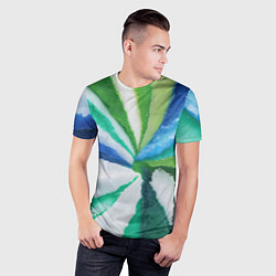 Футболка спортивная мужская Радуга цветов мальдивских островов, цвет: 3D-принт — фото 2