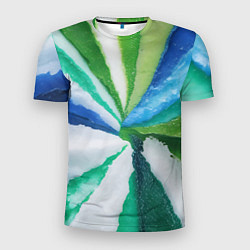 Мужская спорт-футболка Радуга цветов мальдивских островов