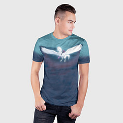 Футболка спортивная мужская Райдер верхом на Пегасе Fate, цвет: 3D-принт — фото 2