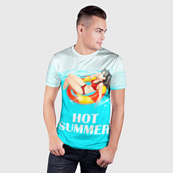 Футболка спортивная мужская Hot Summer Рин Тосака Fate, цвет: 3D-принт — фото 2