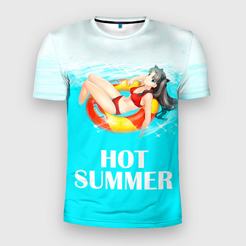 Мужская спорт-футболка Hot Summer Рин Тосака Fate / 3D-принт – фото 1