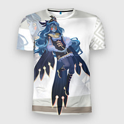 Футболка спортивная мужская Стиль хохлома: Сирин, цвет: 3D-принт