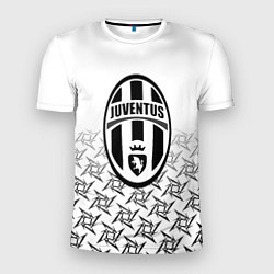 Футболка спортивная мужская Ювентус паттерн ниндзя, цвет: 3D-принт