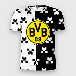 Мужская спорт-футболка Borussia pattern minecraft