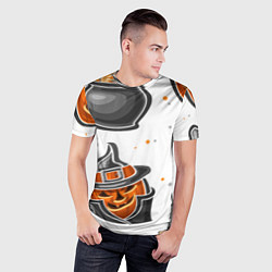 Футболка спортивная мужская Candy halloween, цвет: 3D-принт — фото 2