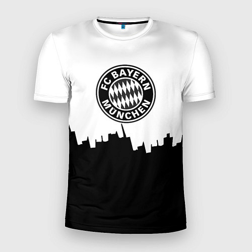 Мужская спорт-футболка Bayern Mnchen пиксели / 3D-принт – фото 1