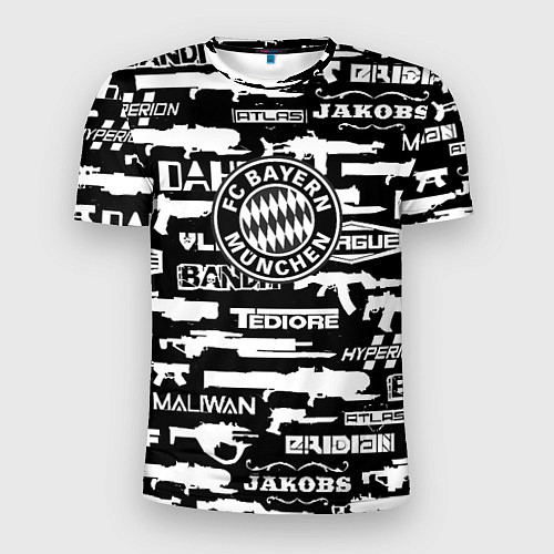 Мужская спорт-футболка ФК Манчестер Юнайтед / 3D-принт – фото 1