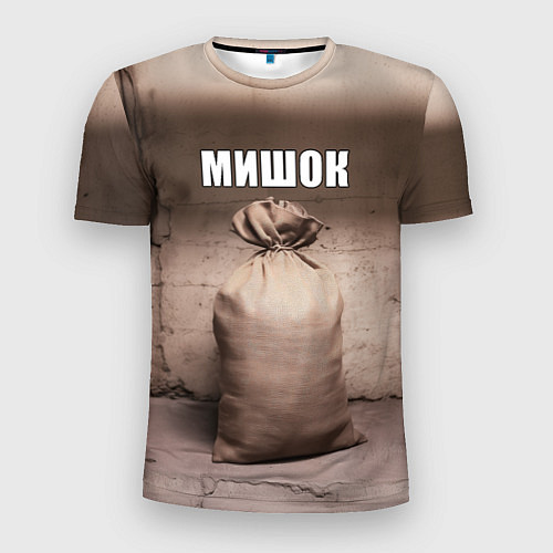 Мужская спорт-футболка Мишок / 3D-принт – фото 1