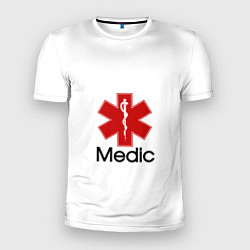 Футболка спортивная мужская Медик, цвет: 3D-принт