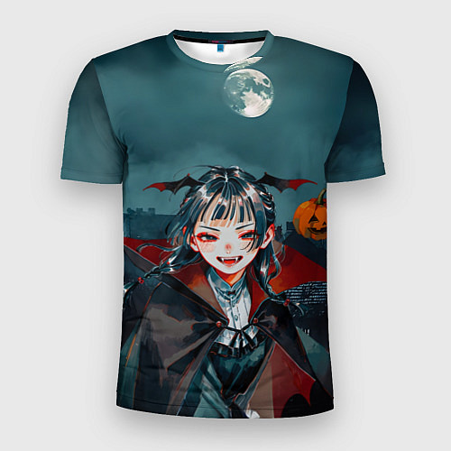 Мужская спорт-футболка Вампирша МаоМао - Монолог Фармацевта аниме Хэллоуи / 3D-принт – фото 1
