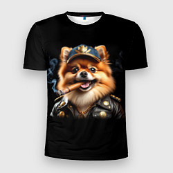 Мужская спорт-футболка Гламурный чау-чау