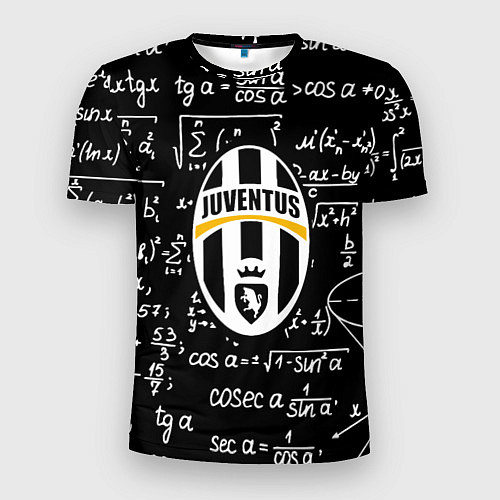 Мужская спорт-футболка Ювентус физика символы / 3D-принт – фото 1