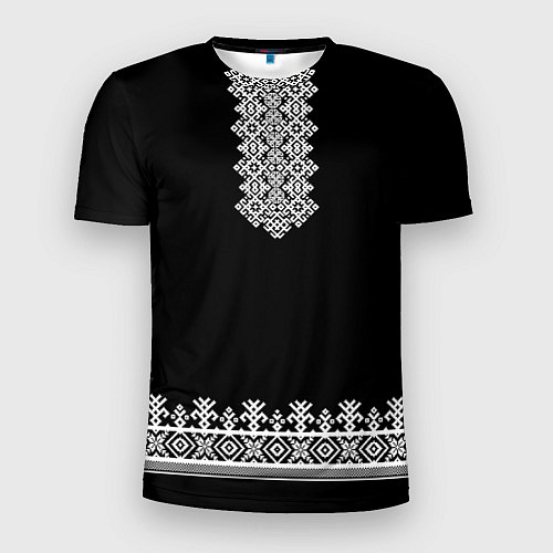 Мужская спорт-футболка Славянская вышиванка рубаха / 3D-принт – фото 1