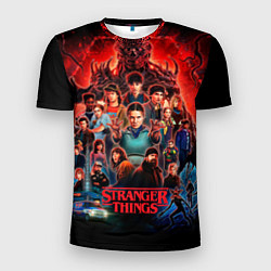 Мужская спорт-футболка Все герои Загадочные события финал