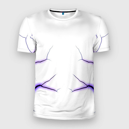 Мужская спорт-футболка Color white purple / 3D-принт – фото 1