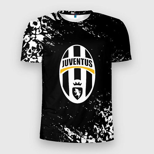 Мужская спорт-футболка Ювентус черепа краски / 3D-принт – фото 1