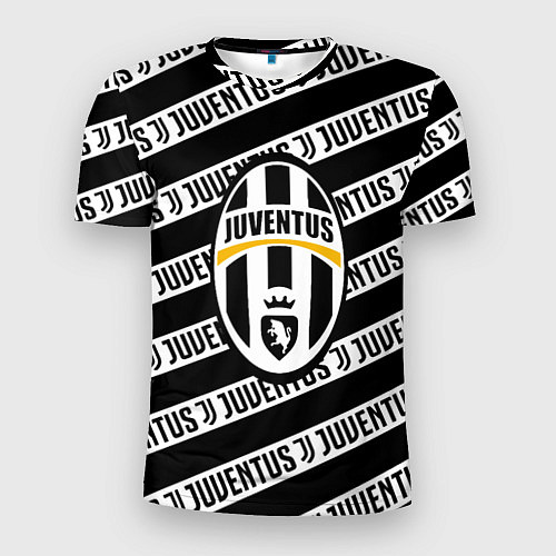 Мужская спорт-футболка Ювентус полосы линии спорт / 3D-принт – фото 1