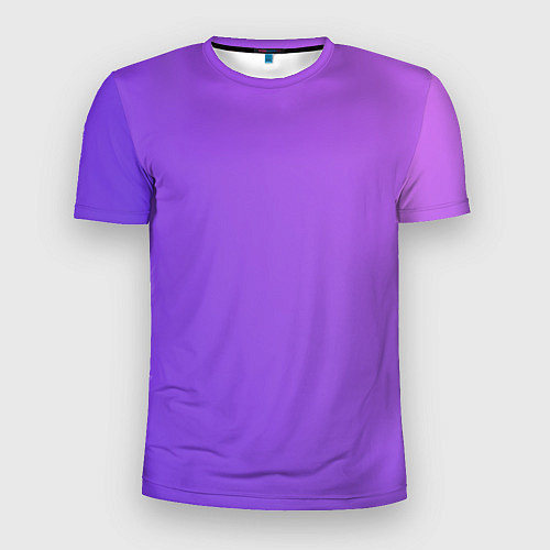 Мужская спорт-футболка The color is purple / 3D-принт – фото 1