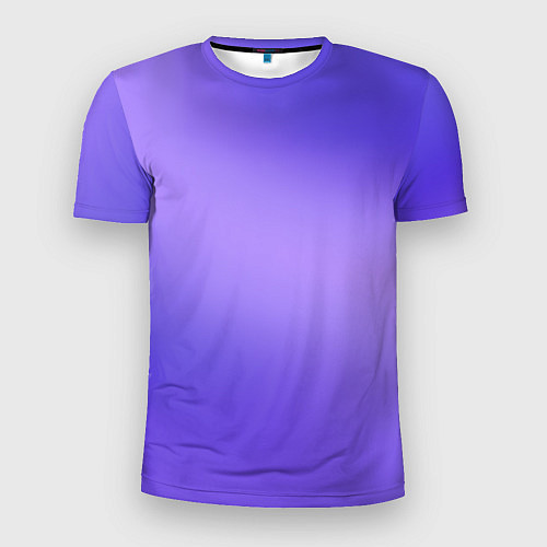 Мужская спорт-футболка Color purple gradient / 3D-принт – фото 1