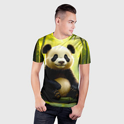 Футболка спортивная мужская Бамбуковый хранитель, цвет: 3D-принт — фото 2