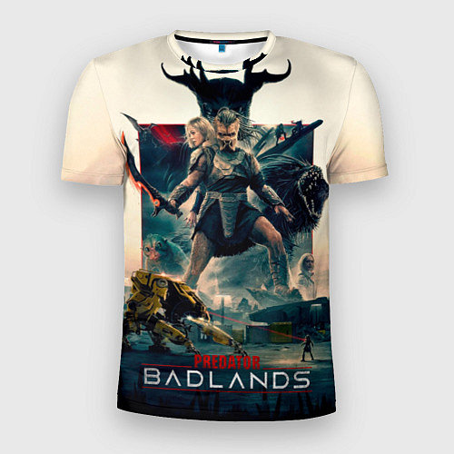 Мужская спорт-футболка Персонажи из Хищник планета смерти / 3D-принт – фото 1