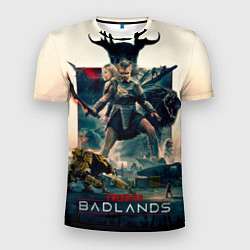 Мужская спорт-футболка Персонажи из Хищник планета смерти