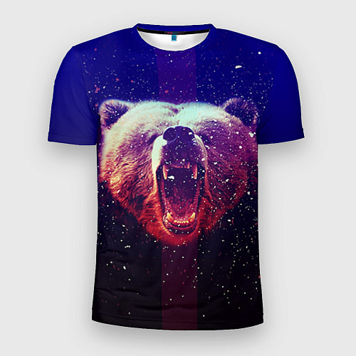 Мужская спорт-футболка Roar Bear / 3D-принт – фото 1