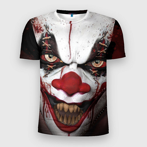 Мужская спорт-футболка Зомби клоун / 3D-принт – фото 1