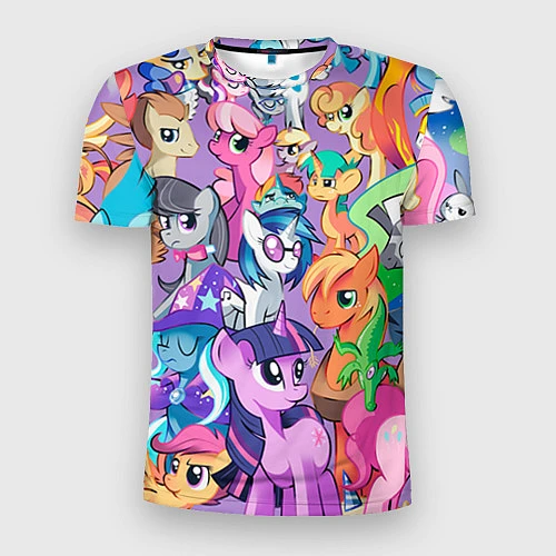 Мужская спорт-футболка My Little Pony / 3D-принт – фото 1