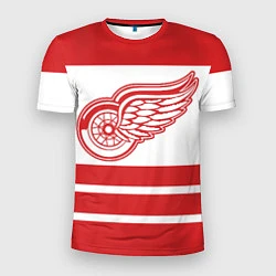 Футболка спортивная мужская Detroit Red Wings, цвет: 3D-принт