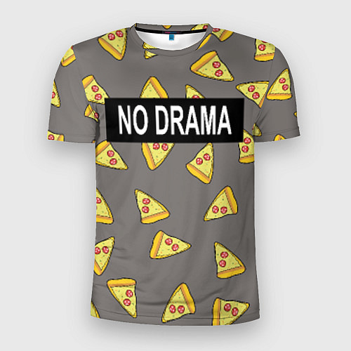 Мужская спорт-футболка No drama / 3D-принт – фото 1