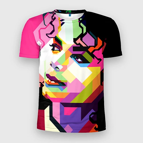 Мужская спорт-футболка Michael Jackson Art / 3D-принт – фото 1