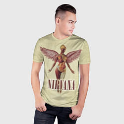 Футболка спортивная мужская Nirvana Angel, цвет: 3D-принт — фото 2